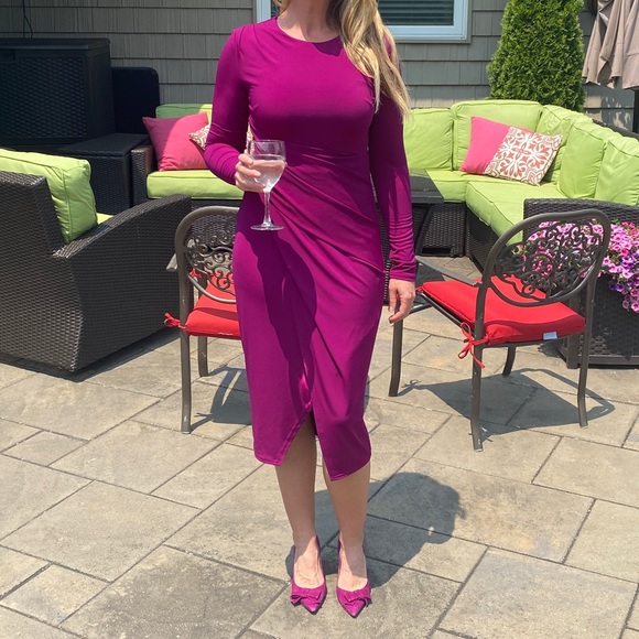 Rachel by Rachel Roy Svana Faux-Wrap Bodycon Dress, small - Picture 3 of 5